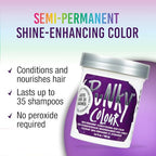 Purple Semi Permanent Hair Color - Vegan & Cruelty-Free Conditioning Purple Hair Dye, Lasts Up to 35 Washes, 3.5 fl oz
