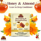 Okay Honey & Almond Hydrating Nourishing Leave-In Conditioner (1.5oz Single Item) - Haircare Moisturizer with Vitamins, Antibacterial, Frizz-Control, Sulfate-Silicone-Paraben-Free for Adult Dry Hair, 