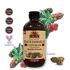 Black Jamaican Castor Oil Original Dark by Okay for Unisex - 4 oz Oil