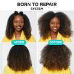 Carol's Daughter Born To Repair Nourishing Hydrating Moisturizer Conditioner - Sulfate-Free Haircare for Curly Hair with Shea Butter, 11 Fl Oz