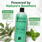 FOOT SPA – Foot Soak – Cleanses, Softens, and Refreshes - Made With Eucalyptus & Peppermint Oil – 32 Oz