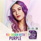 Purple Semi Permanent Hair Color - Vegan & Cruelty-Free Conditioning Purple Hair Dye, Lasts Up to 35 Washes, 3.5 fl oz