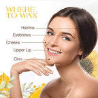 GiGi Wax Strips Non Woven for Hair Removal - Small Cloth Epilating Waxing Strips for Face and Bikini Line, 100 Strips