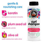 SoCozy Boing Curl Shampoo - Formulated to Reduce Breakage and Improve Elasticity for Fuss-Free Curls - Sweet-Crème Scent, 10.5 Fluid Ounces