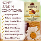 Okay Honey & Almond Hydrating Nourishing Leave-In Conditioner (1.5oz Single Item) - Haircare Moisturizer with Vitamins, Antibacterial, Frizz-Control, Sulfate-Silicone-Paraben-Free for Adult Dry Hair, 