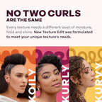Eco Style Texture Edit Kurvy Shine Lightweight Haircare Gel Cream - 6 oz, Frizz Control, Rich Nutrients, Moisture for Type 2a-2c Wavy & Curly Hair