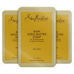 SheaMoisture Face and Body Bar Soap for Dry Skin with Paraben Free, Raw Shea Butter, Myrhh, 8 Ounce, (Pack of 3)