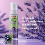 ORS Olive Oil Braidzone Braid Setting Mousse with Lavender, Acai & Batana Oil 7 Ounces