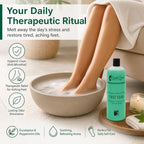 FOOT SPA – Foot Soak – Cleanses, Softens, and Refreshes - Made With Eucalyptus & Peppermint Oil – 32 Oz