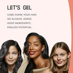 Eco Style Flex Hold Soft Gel with Aloe – Lightweight Alcohol-Free Hair Gel for Shine, Moisture & Control, Defines Curls & Smooths Edges, For All Hair Types, 6 Ounce