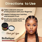 BELLATIQUE Loc B Retwist Haircare Gel - 4 oz, for Loc, Braid, Twist Styling - Ideal for Natural, Dry Hair