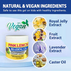 PINK LEMON Braiding Gel Peppermint - Maximum Hold, No Flaking, Long Lasting Hold, High Shine. For Micro, Inter, Dread, Faux, Loc, Twist, Braid, Edge. (10 oz)
