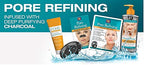 Daggett and Ramsdell Pore Refining Charcoal Sheet Mask, Smooth Detox Formula with Glycerin, Papaya Peeling for Clearer Skin