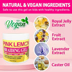 PINK LEMON Braiding Gel- Maximum Hold, No Flaking, Long Lasting Hold, High Shine. For Micro, Inter, Dread, Faux, Loc, Twist, Braid, Edge. (15 oz)