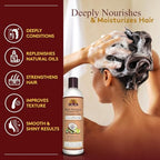 OKAY Black Jamaican Castor Oil & Coconut Curls Haircare Conditioner - 12 oz/355 ml, Hydrating Moisturizer with Argan Oil to Restore Dry Curls