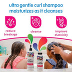 SoCozy Boing Curl Shampoo - Formulated to Reduce Breakage and Improve Elasticity for Fuss-Free Curls - Sweet-Crème Scent, 10.5 Fluid Ounces