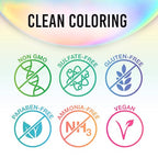 Punky Ebony Semi Permanent Hair Color - Vegan & Cruelty-Free Conditioning Hair Dye, Lasts Up to 35 Washes, 3.5 fl oz