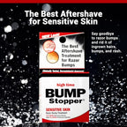 High Time Bump Stopper Sensitive Ingrown Hair Cream | Aftershave Lotion for Men and Women | Razor Bump Balm | 0.5 OZ