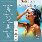 OKAY Coconut Hair Styling Mousse - 8 oz (222 ml), Unisex Formula for Normal Hair