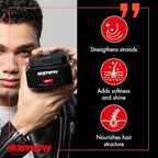 Gummy Professional Hair Gel for Men and Women – Strong Hold Styling Gel for Slick Back, Curls, Braids, Twists & Edge Control – Clear Gel for Shine, Conditioning, and Neat, Lasting Hairstyles – 220 ml