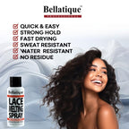 Lace Melting Spray (3.38 oz) - Maximum Hold. Flawless Edges, Quick & Easy, Fast Drying, Humidity Resistant, Sweat Resistant, All Day Hold, Quick Drying, Flake Free, Easily Removed.