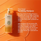 ORS Unapologetic Deep Cleanse Fortifying Shampoo 12.5 Ounces