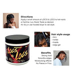 Locs & Locs Gel - 5X Super Extra Hold, Natural & Non-Damaging for Locs, Braids, Twists - 16 Oz (Lemongrass, 1 Pound(Pack of 1))