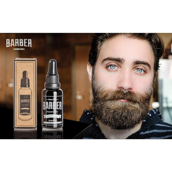 Marmara Barber Sandalwood Beard Oil, 30ml, for Men's Hair Care