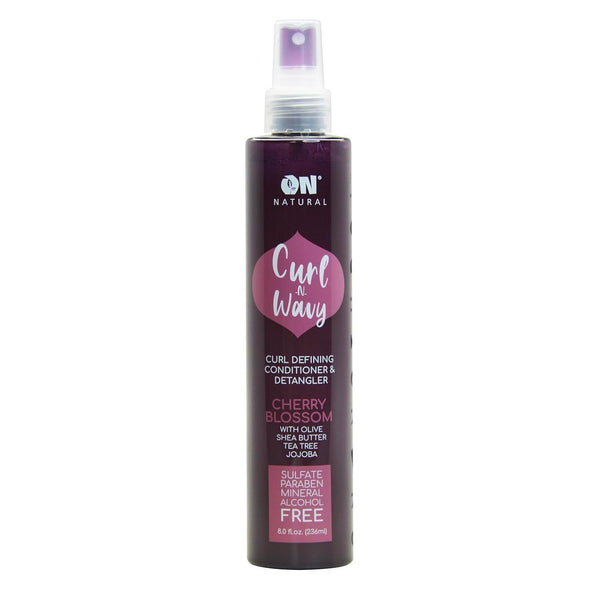ON NATURAL - Curl n Wavy - Detangler [Cherry Blossom] 4.5oz (Pack of 1)