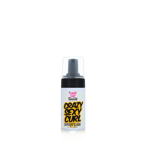 The Doux Crazy Sexy Curl Setting Foam - 3.4 Fl Oz (Pack of 1), Gold, Honey-Infused Haircare Product for Curly Hair