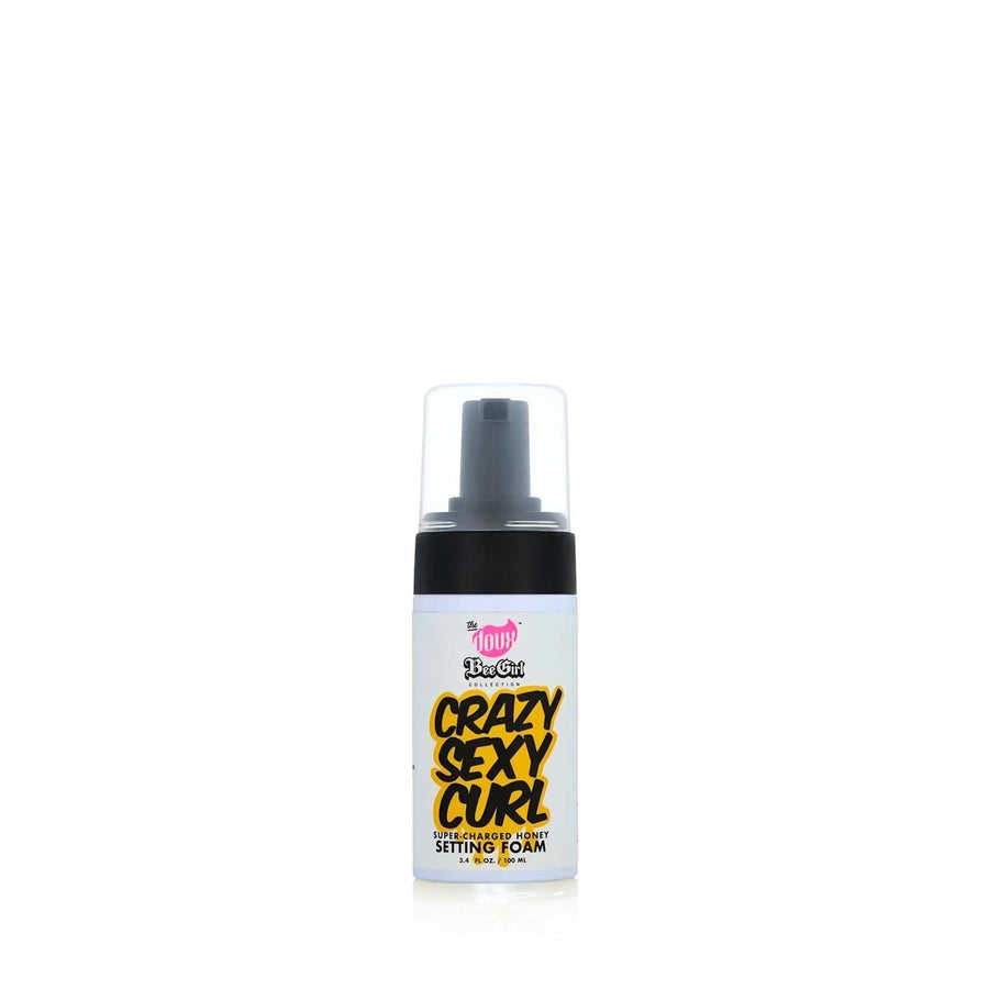 The Doux Crazy Sexy Curl Setting Foam - 3.4 Fl Oz (Pack of 1), Gold, Honey-Infused Haircare Product for Curly Hair