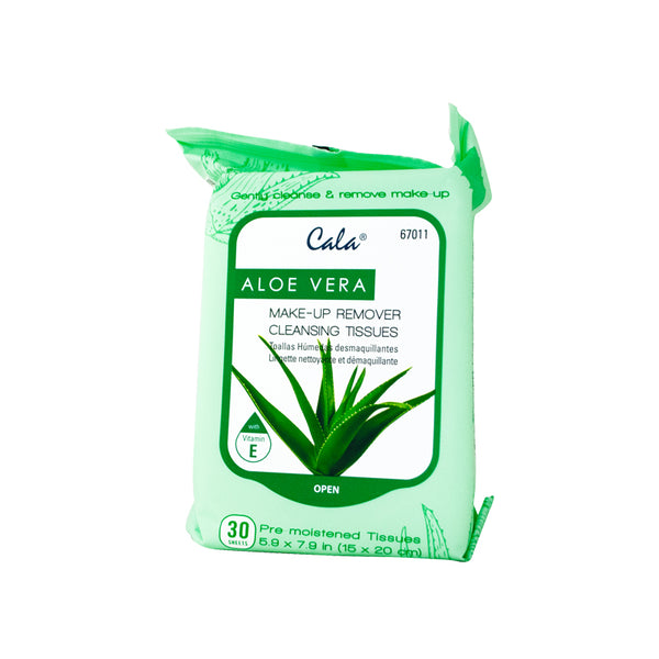 Cala Make-Up Cleansing Tissues 30 Sheets - Aloe Vera
