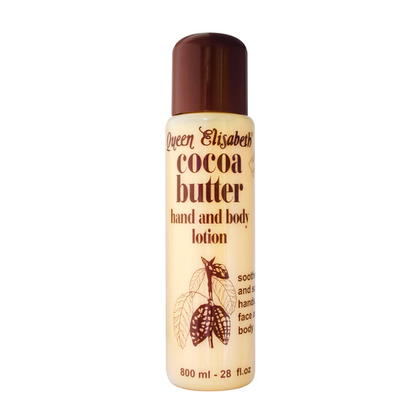 QUEEN ELISABETH Hydrating Cocoa Butter Hand and Body Moisturizer Cream, 800ML Body Care Product for Skin Restore