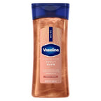 Vaseline Glazed and Glisten Sunlit Glow Body Gel Oil - Scented Vanilla Cocoa Fragrance, Silky Radiant Shimmering Moisturizer, Ultra-Hydrating Lipids Blend, 100% Pure Cocoa Butter, 6.8 Oz