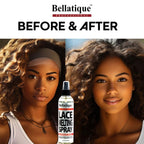 BELLATIQUE Lace Melting Spray (8.45 oz) - Maximum Hold. Flawless Edges, Quick & Easy, Fast Drying, Humidity Resistant, Sweat Resistant, All Day Hold, Quick Drying, Flake Free, Easily Removed.