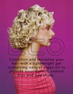 Ecoco Eco Style Gel - Argan Oil - 100% Pure Olive Oil - Promotes Healthy Hair - Nourishes And Repairs Hair - Long-Lasting Shine - 10/10 Maximum Hold - Tames Frizzy Hair - For All Hair Types - 16 Oz
