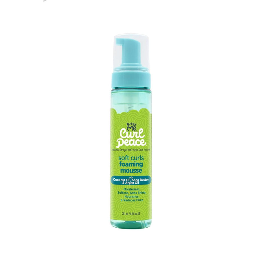 Just For Me Curl Peace Soft Curls Foaming Mousse, 8.5 oz (1 Pack)