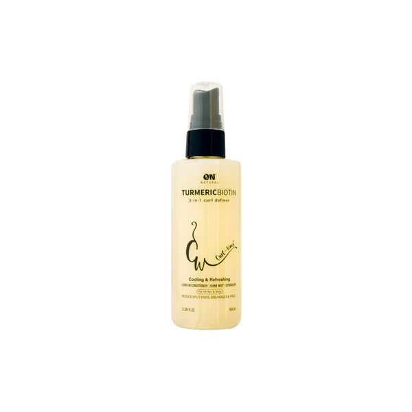 ON Natural 3-in-1 Curl Definer Gel Cream - Unisex Haircare Product for Curly Hair, Glossy Formula, Lightweight Texture, 3.4 oz
