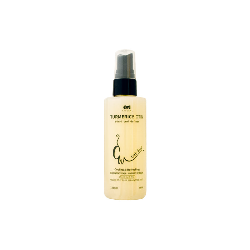 ON Natural 3-in-1 Curl Definer Gel Cream - Unisex Haircare Product for Curly Hair, Glossy Formula, Lightweight Texture, 3.4 oz