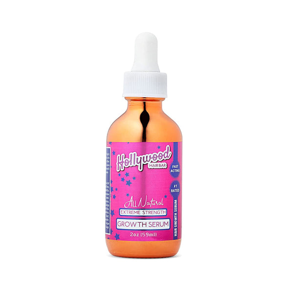 Hollywood Hair Bar Extreme Strength Growth Serum 2oz Hair Root Revival Coconut