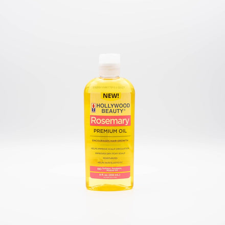 Hollywood Beauty Rosemary Oil for Hair, Scalp & Skin - 8 fl oz Haircare Product, Encourages Hair Growth, Improves Scalp Circulation, Moisturizes, Moisturize