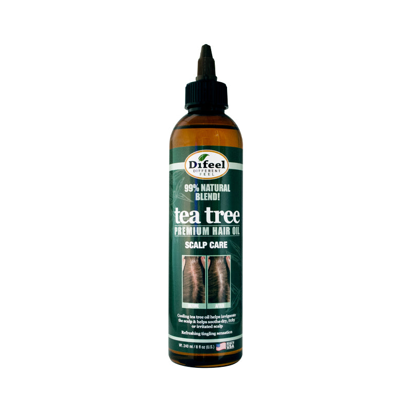 Difeel Scalp Care Tea Tree Premium Natural Hair Oil - Tea Tree Oil 8 oz.
