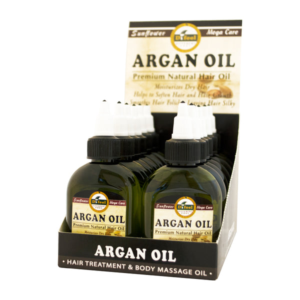 Difeel Premium Natural Hair Oil - Argan Oil 2.5 ounce