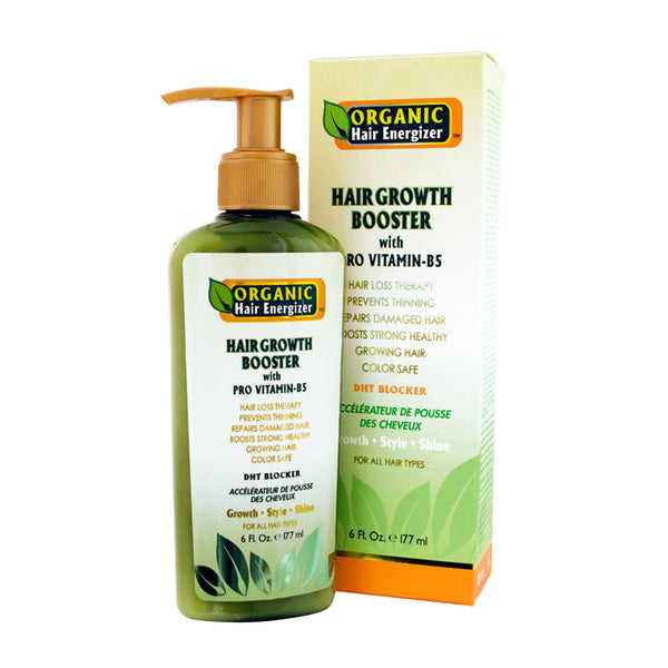 Organic Hair Growth Booster with Pro Vitamin-B5, 6 fl oz - DHT-Blocker, Sulfate-Free & Paraben-Free - for Thinning & Receding Hair - Color Safe for Men, Women & Teens by OHE, Shampoo, Haircare