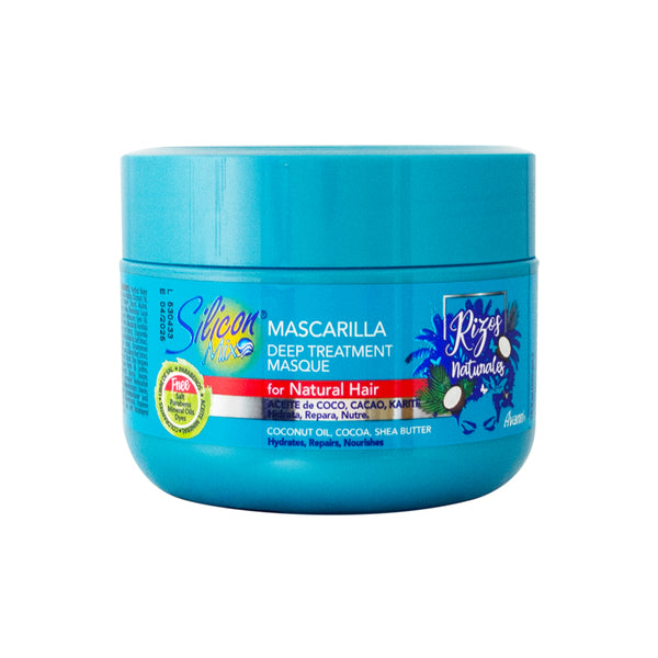Silicon Mix Rizos Natural Hair Mask 225 g - Intensive Moisturising Hair Mask for Curly, Frizzy and Wavy Hair