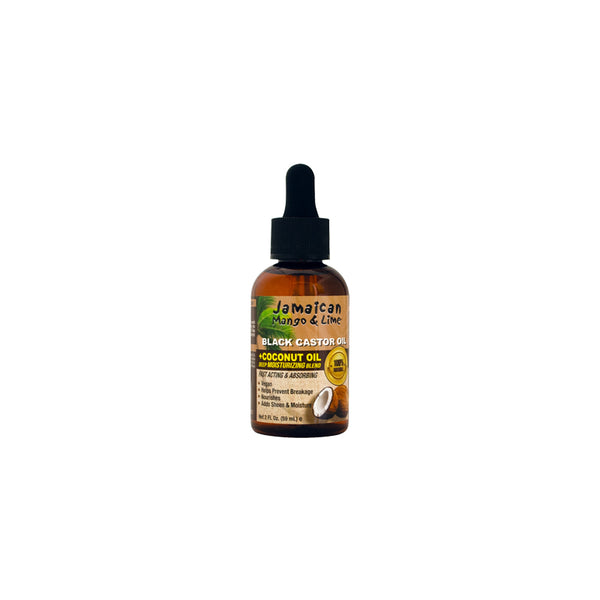 Jamaican Mango & Lime Black Castor Oil – Hair & Scalp Oil for Locs, Braids, Twists & Natural Hair – Strengthens, Moisturizes & Promotes Hair Growth (2oz (Pack of 1), Coconut)