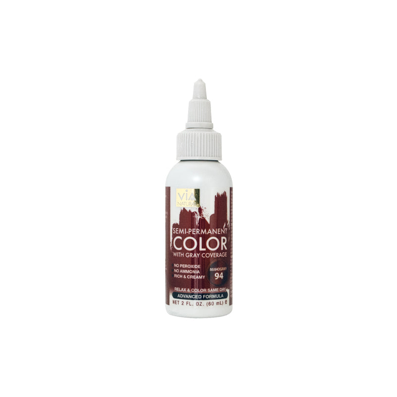 Via Natural Semi Permanent Hair Color 2oz 1PC (#94 - Mahogany)