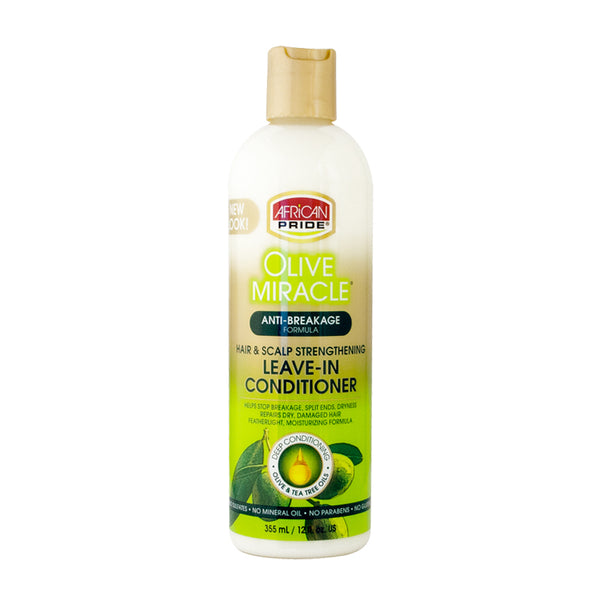 African Pride Olive Miracle Leave In Conditioner 12oz, 12 Oz