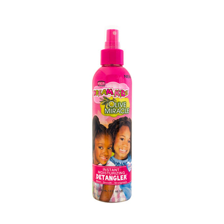 AFRICAN PRIDE Dream Kids Olive Miracle Herbal Tea Tree Daily Blend Liquid Conditioner, 8 Oz Instant Detangler, Moisture-Boosting Hydrator, Restores Natural Coils & Curls, Anti-Frizz, Silky Smooth Haircare