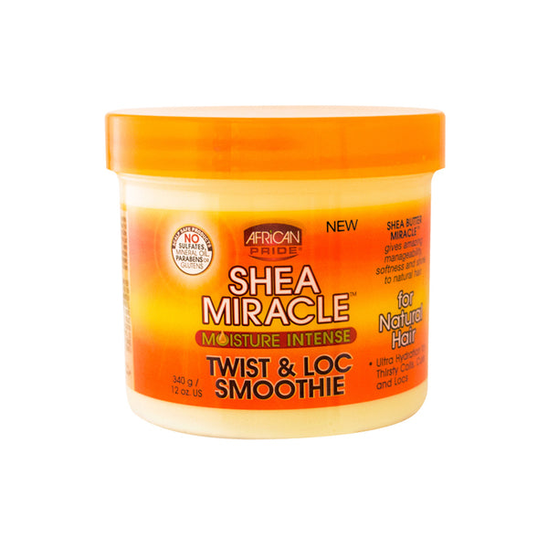 African Pride Shea Miracle Moisture Twist & Loc Smoothie, 12 oz